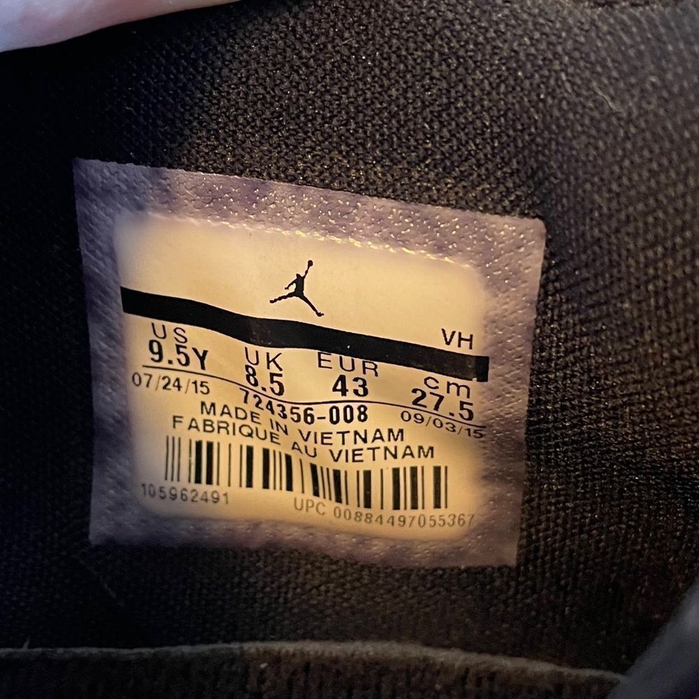 Pink and Black Jordan’s size 9.5 Youth - Picture 4 of 5